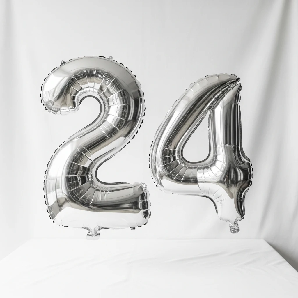 Amscan foil number balloons set image 3