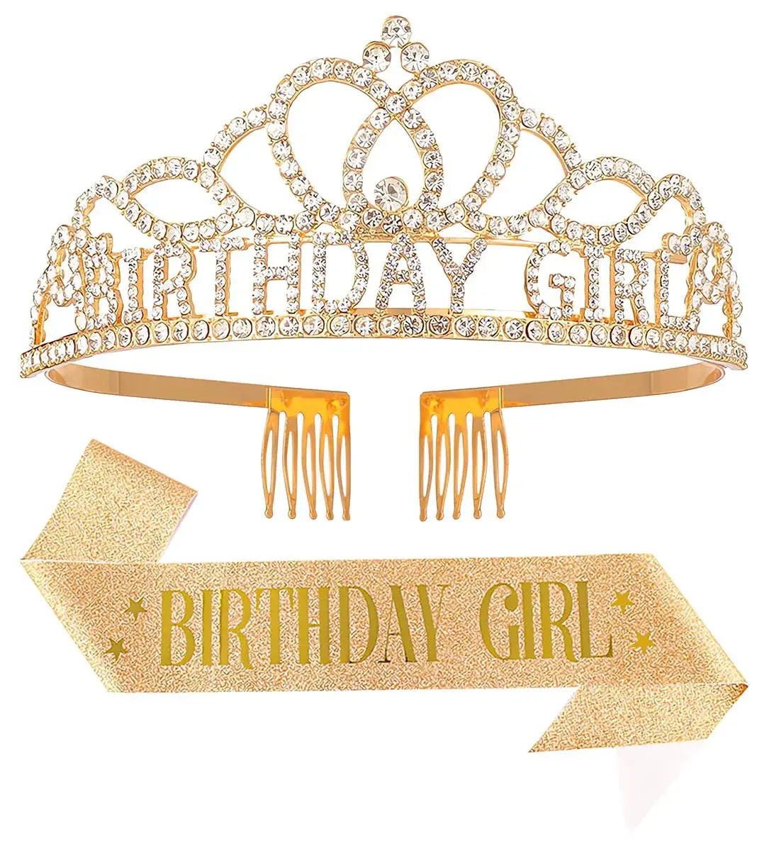 Amscan glitter birthday sash ribbon