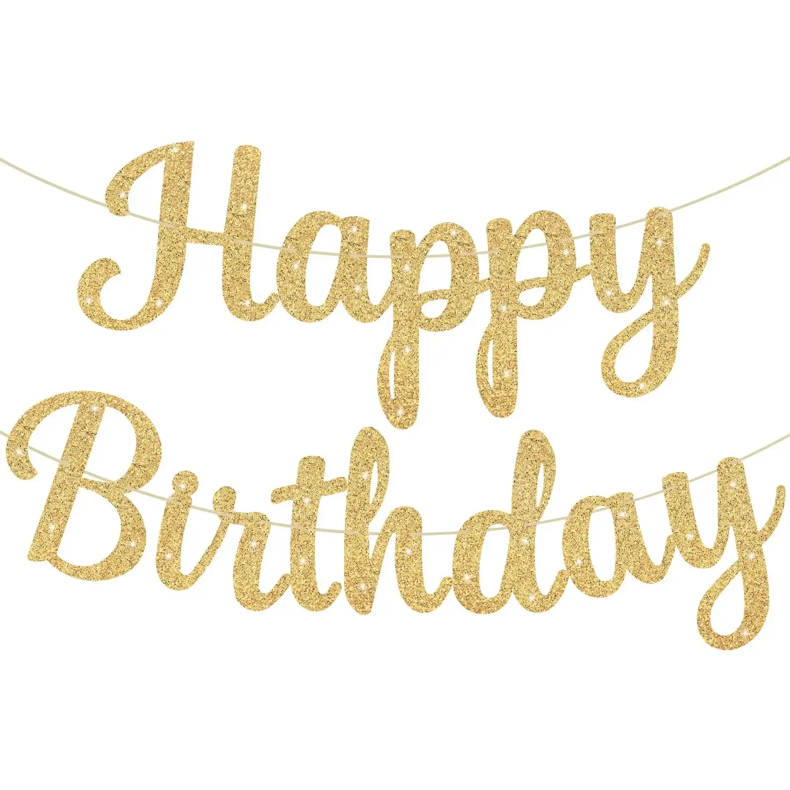 Amscan Happy Birthday banner sign