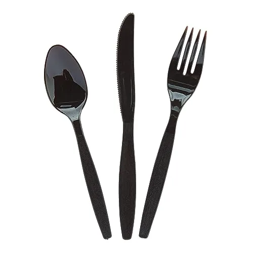 Amscan plastic cutlery party set image 2