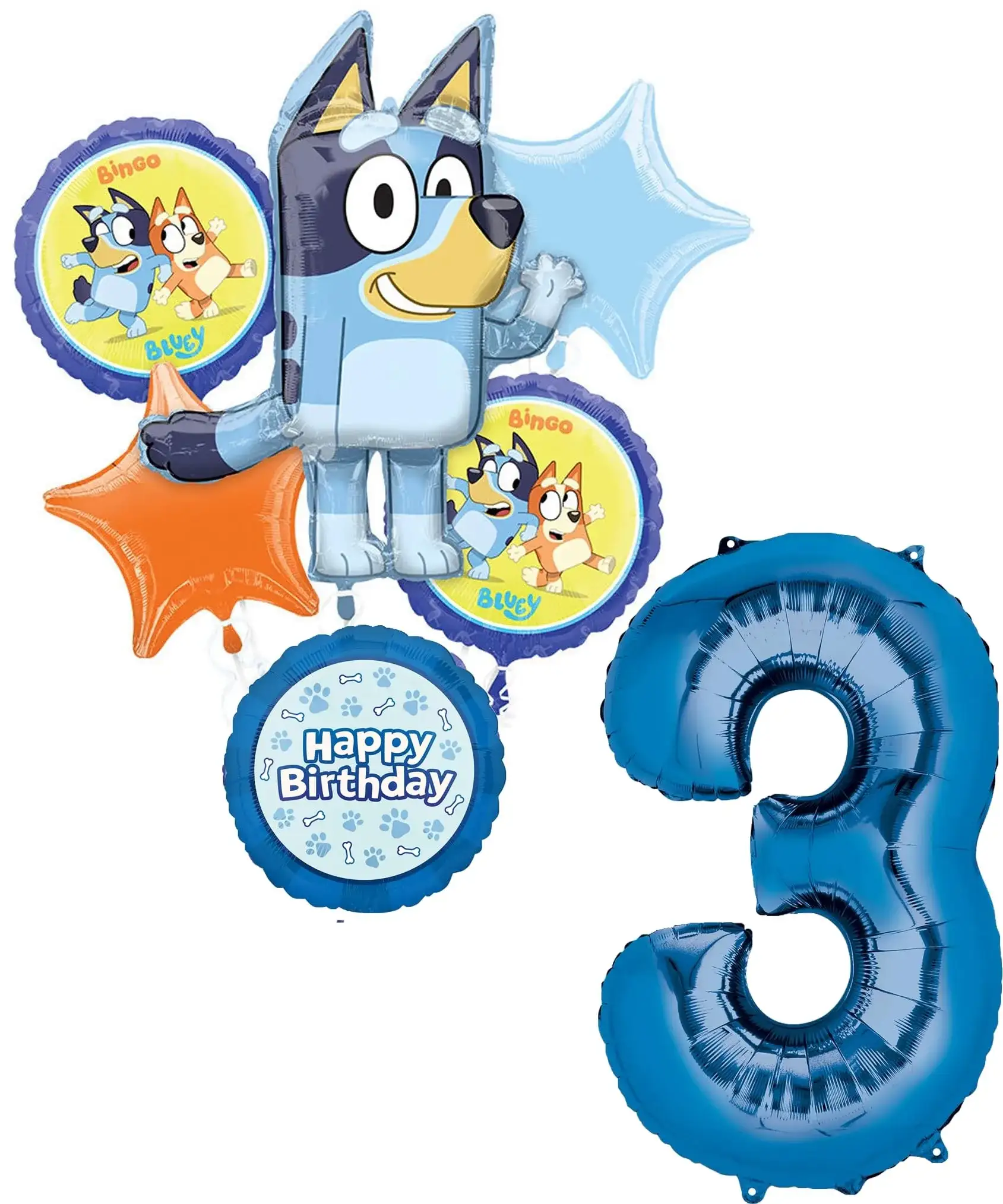 Anagram birthday foil balloon bouquet image 2