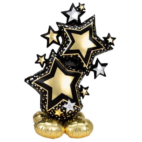 Anagram jumbo star foil balloon