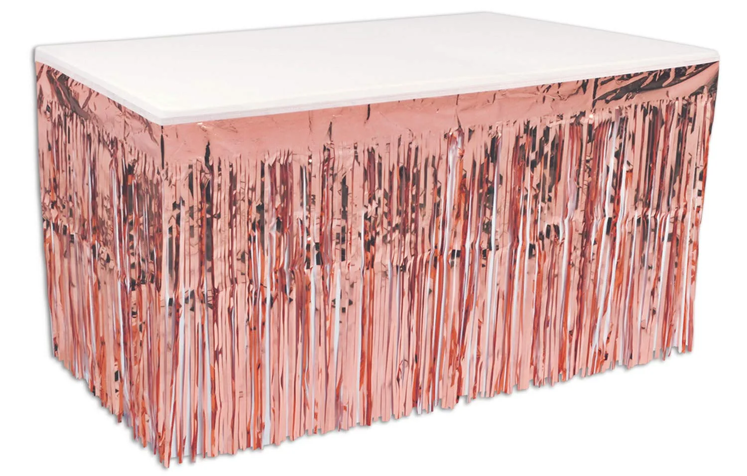 Beistle foil fringe table skirt