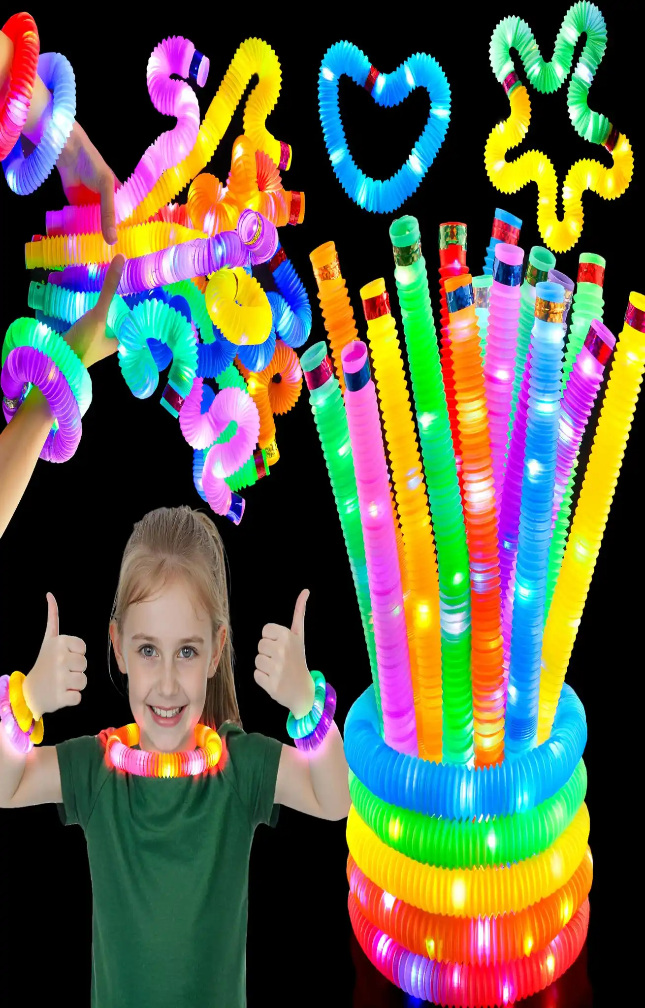 JOYIN glow party glasses neon