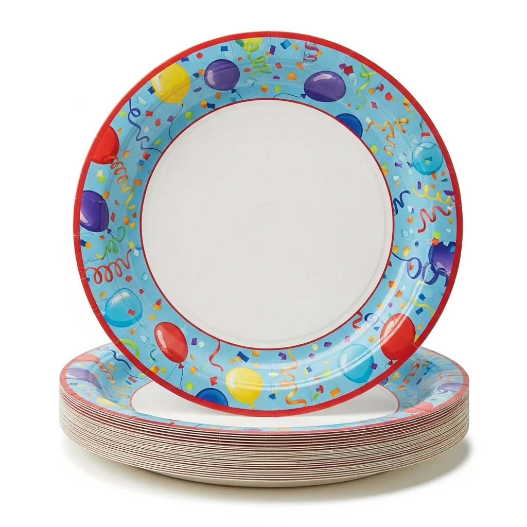 Unique Industries paper party plates image 3