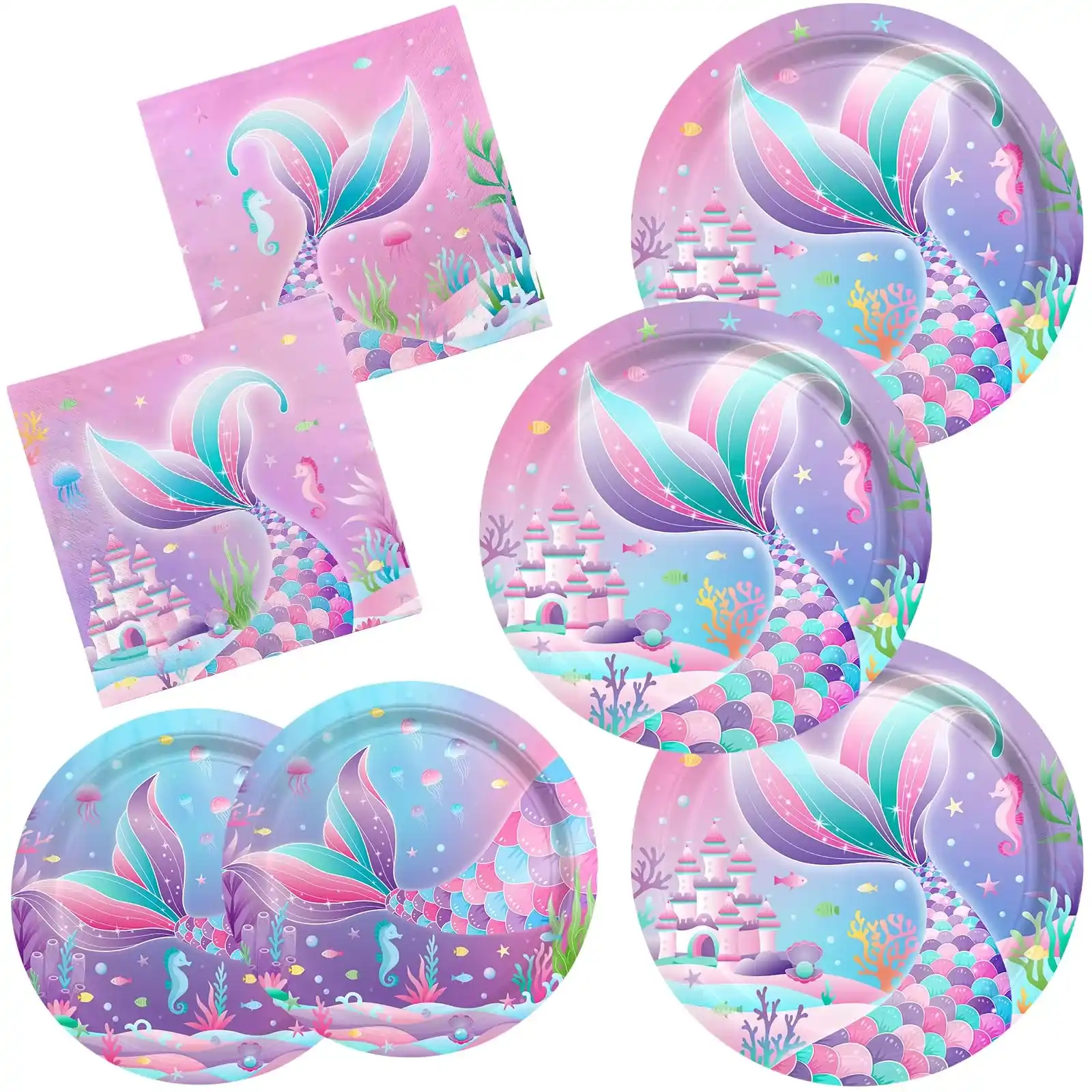 WERNNSAI mermaid party decoration kit