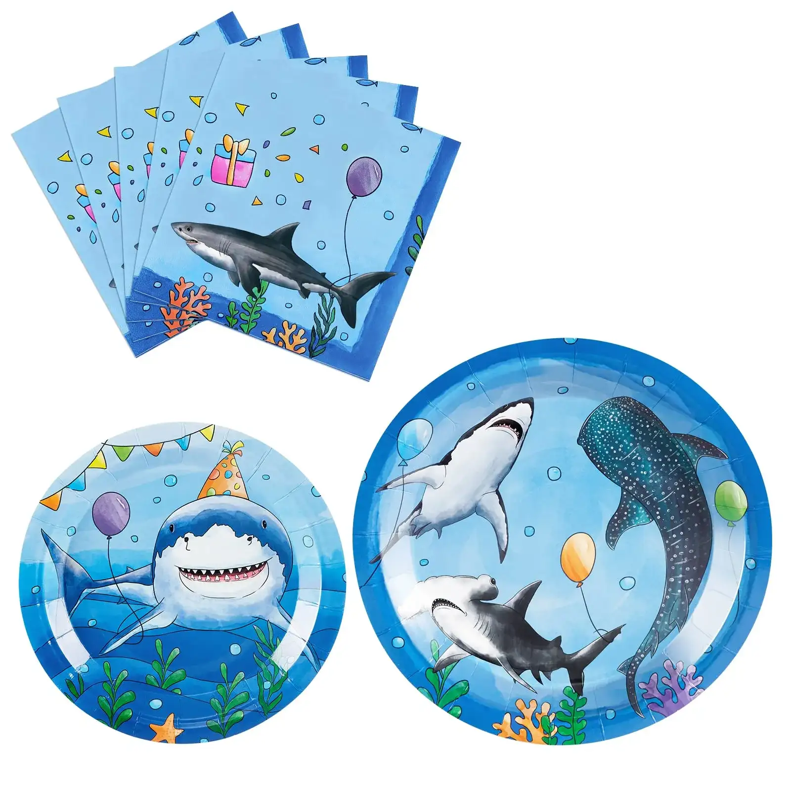 WERNNSAI unicorn party tableware set image 3